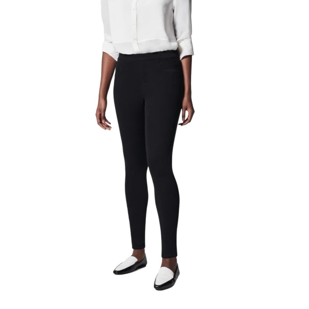 Spanx Jeanish Ankle Leggings Black Medium